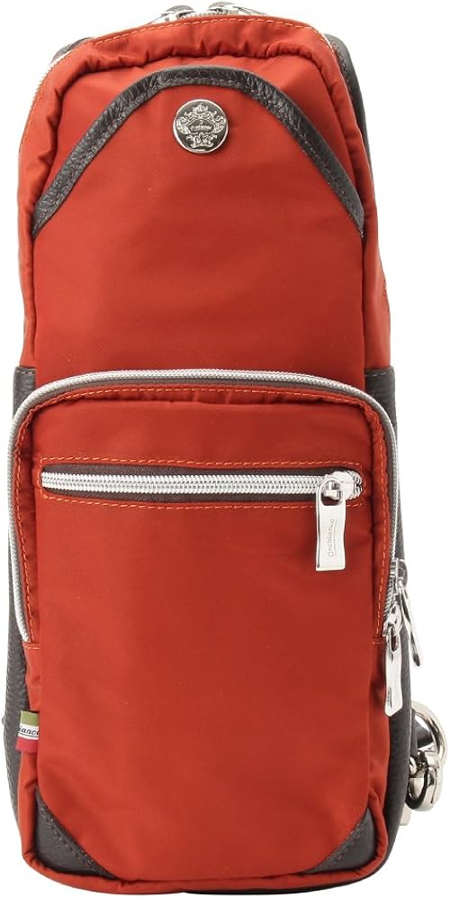 Amazon オロビアンコ Orobianco バッグ Bag メンズ ボディバッグ スリングバッグ ナイロン レザー Giacomio 並行輸入品 オレンジ2 ボディバッグ ワンショルダー