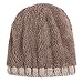 REDESS Women Winter Pompom Beanie Hat with Warm Fleece Lined, Thick Slouchy Snow Knit Skull Ski Cap