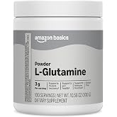 Amazon Basics L-Glutamine Powder, 10.58 oz, 100 Servings