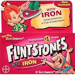 Image of Flintstones Chewable Multivitamins with Iron, 60 Count