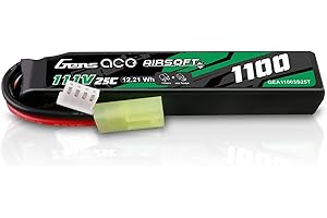Gens ace 25C 1100mAh 3S1P 11.1V Airsoft Battery with TMY Plug