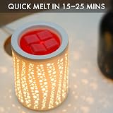 PALANCHY Starry Night Wax Melt Burner Glass Ceramic Warmer 4.3 in view 4