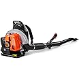 HTK 63 CC Gas Backpack Leaf Blower - 2-Stroke Engine, High-Velocity 665 CFM, Ergonomic Design, Low Vibration, and Cruise Control for Effortless Yard Mastery All Year Round