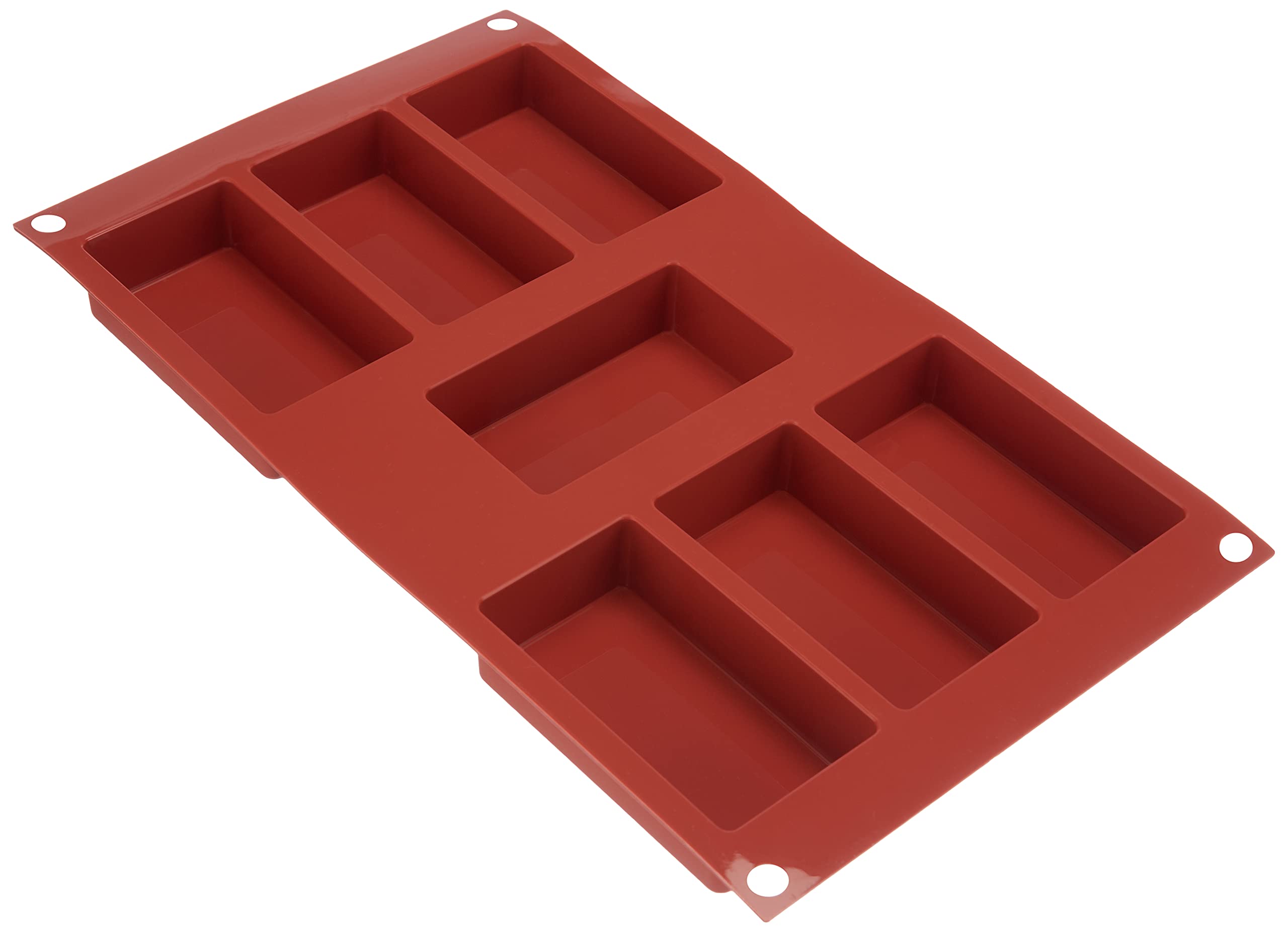 SF110 - Silicone NR. 7 Rectangles 87 X 48 H 24 MM Terracotta Nylon + CAV CLAS