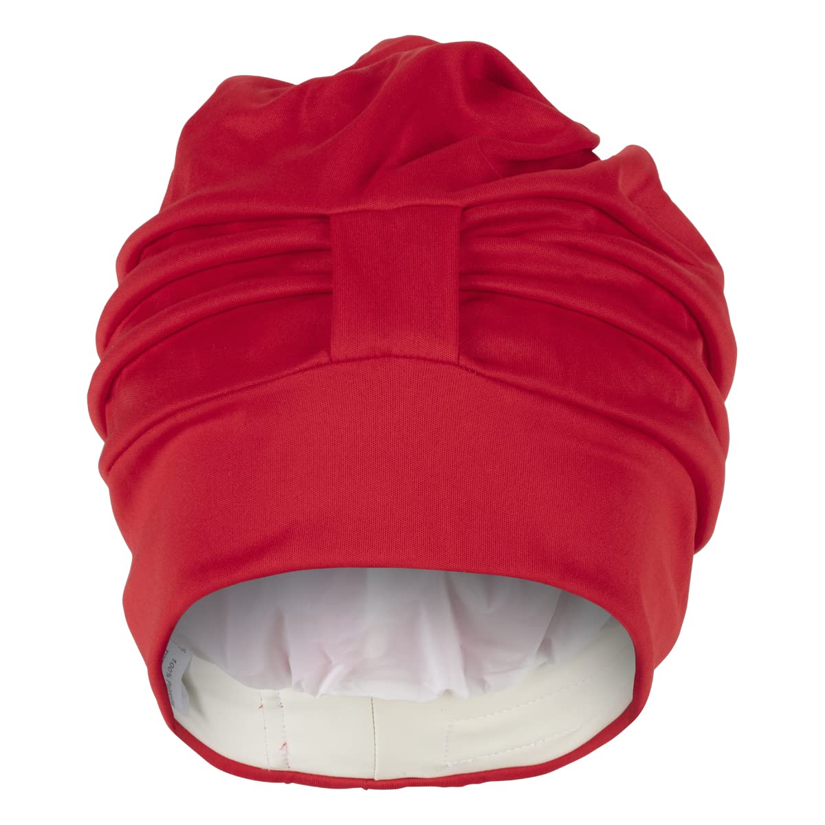 Fashy Women's Fabric Swim Turban with Velcro Strip - Red