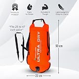 Ultra Dry Adventurer Swim Buoy Tow Float 28L Orange with Waterproof Phone Case view 4