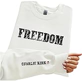 izmirli Charlie Kirk Freedom Sweatshirt – Justice for Charlie Kirk Sweatshirt, Freedom Hoodie, Freedom Tee