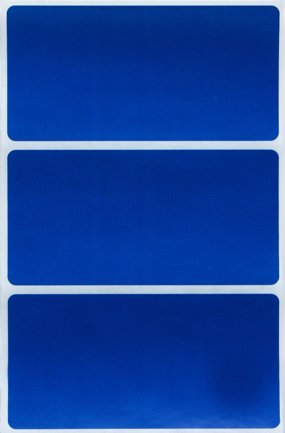 Colored Sticker Rectangular Blue Labels 10 cm x 5 cm (102 mm x 51 mm) - 150 Pack by Royal Green