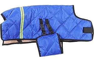 VILLCASE Calf Warm Coat, Goat Blankets, Cow Warm Clothes for Winter, Thickened Belly Protection Farm Animal Winter Coat