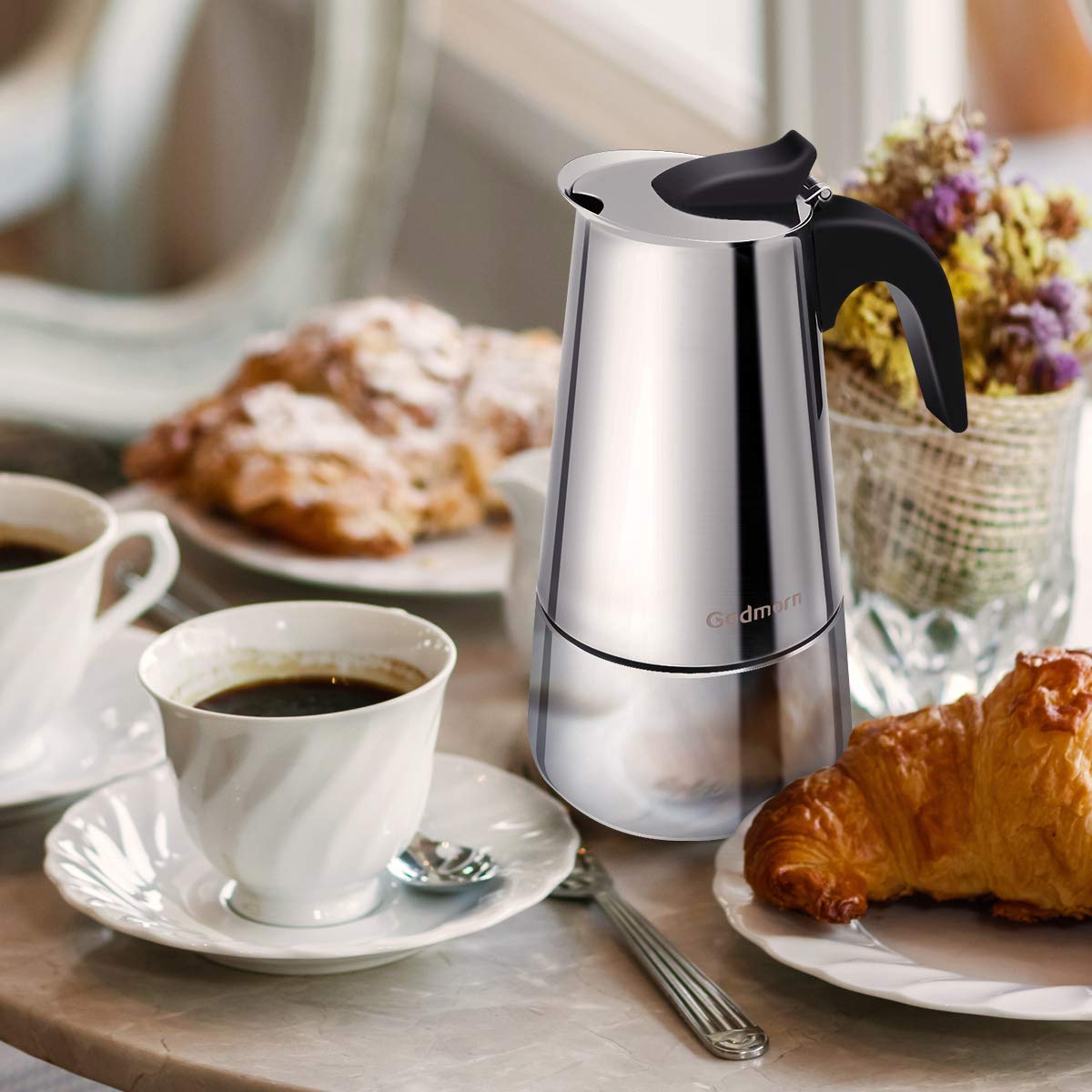 Classic Cafe Maker Suitable for Induction cookers Espresso Cooker