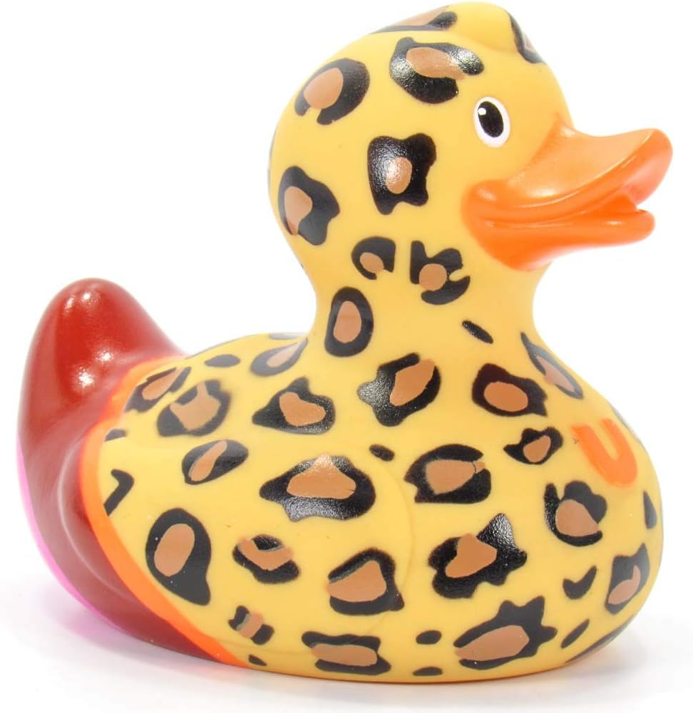 Design Room Lush Leopard Rubber Duck New BNIB