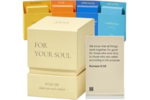 Bible Verse Jar, Redefined - 828 Verse Box (108 Cards + Devotionals), Christian Gifts for Women and Men, Read Me When Cards for Daily Encouragement, Christmas Baptism Gifts for Woman, Birthday Gift for Mom, Daughter, Best Friend Gift for Her
