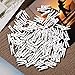 VORCOOL 100Pcs White Mini Wooden Clothespins 0.98 X 0.11 Inch for Hanging Photos, Crafts, Party Decorations, Baby Showers, and Artwork Display