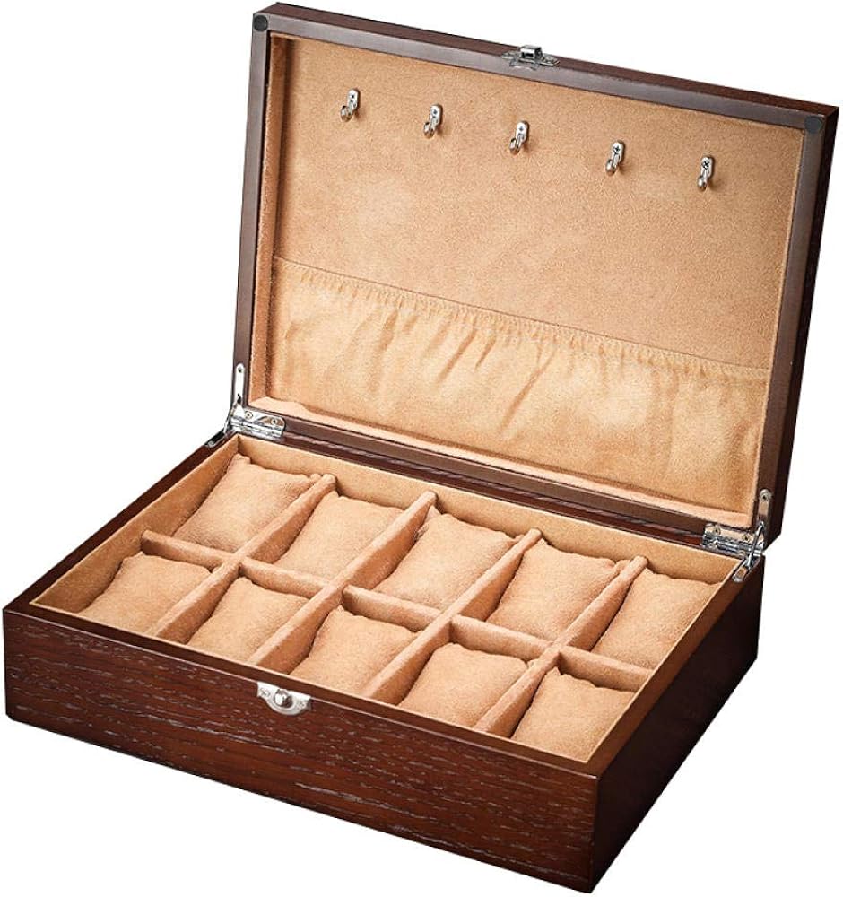 FIONAT Caja para Relojes Cajas para Joyas Regalo Hombre Mujer Viaje