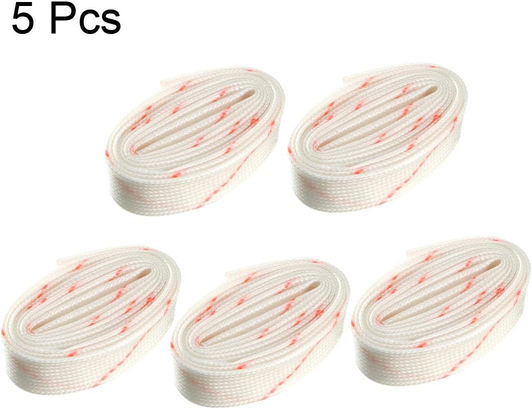 sourcing map 5pcs Fiberglass Heat Shield Sleeve 8mm(5/16-inch) ID x 2.89ft Adjustable PVC Silicone Fiberglass Sleeve Pipe - Image 5