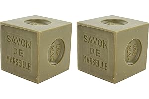Wholesome Rock Marius Fabre Marseille Soap, 72% Olive Oil - Pack of 2 X 400g