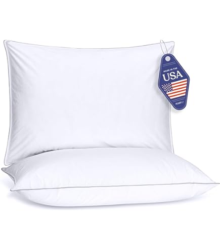 Amazon.com: FOSSFLAKES Nordic Sleep, Bed Pillow Hypoallergenic