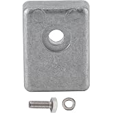 Aramox Outboard Anode, Boat Zinc Anode Fit for Outboard Motor 55320‑95311 55320‑95310 55321‑93J00 55321‑93J01DF25-DF300