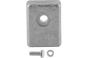 Aramox Outboard Anode, Boat Zinc Anode Fit for Outboard Motor 55320‑95311 55320‑95310 55321‑93J00 55321‑93J01DF25-DF300