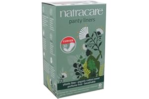 Natracare Panty Liners Curved 30 Count (6 Pack)