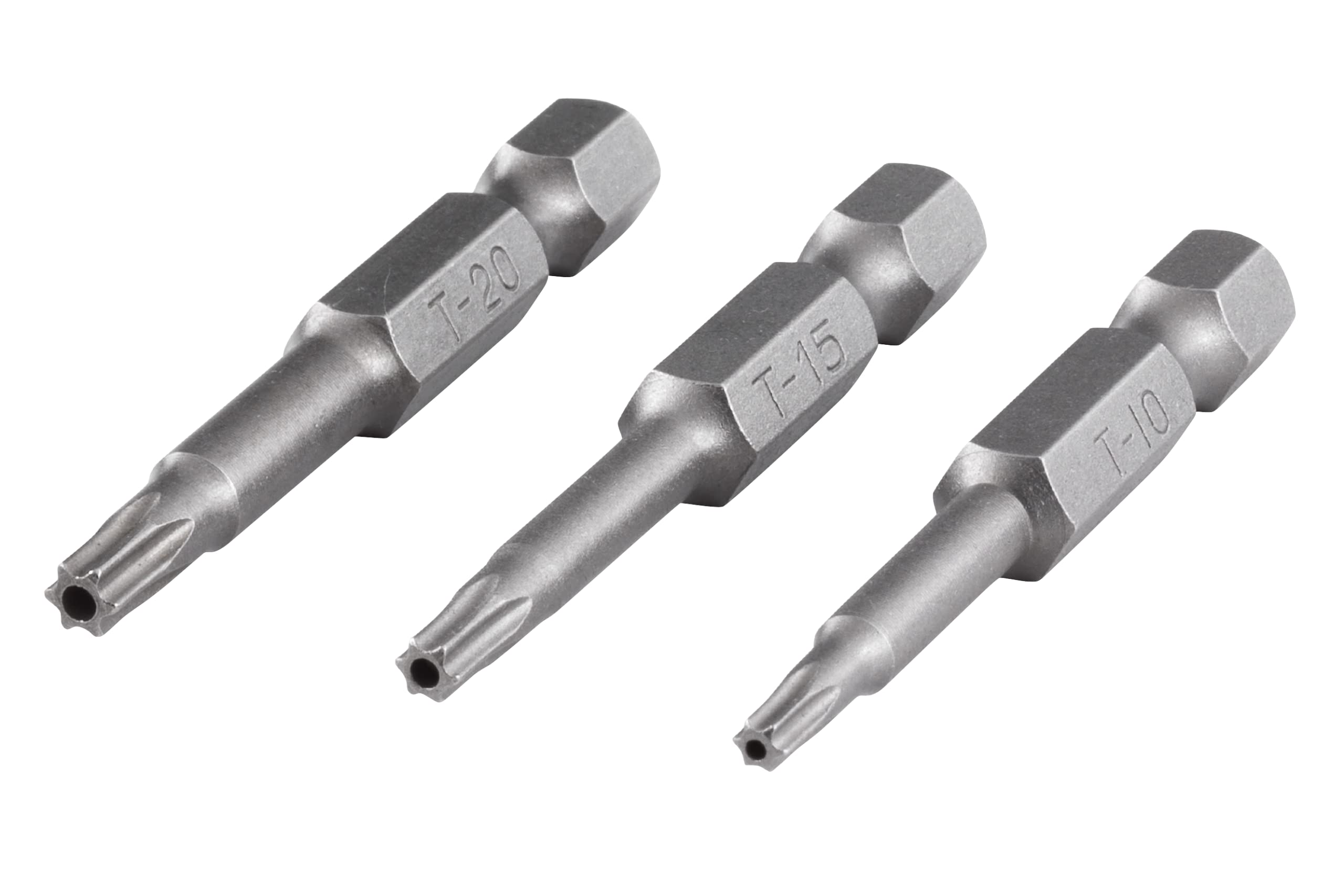 wolfcraft Solid safety screwdriver blade set, 3 pcs. I 1261000 I 3 Solid bits, 50 mm