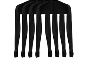 4PCS Sleeves to Cover Arms for Women, Cooling Shawl Arm Sleeves with Finger Hole Breathable, UV Sun Protection Black Arm for 