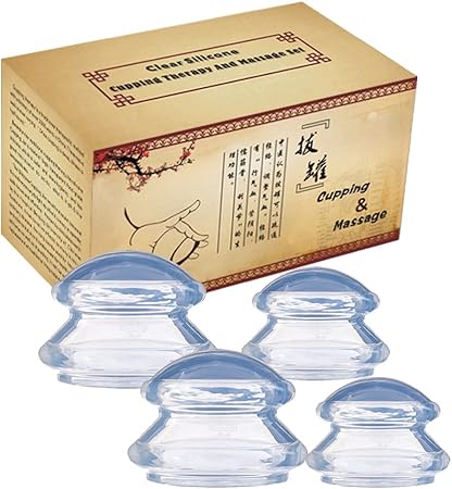 Amazon 吸玉 真空 シリコーン マッサージカップ 吸い玉 マッサージ カッピングセット 男女兼用 透明 Ruizd マッサージ ツボ押しグッズ