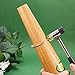 Pandahall Elite Jewelry Tool Sets with Wooden Bracelet Sizing Bangle Mandrel and Steel Handle Installable Two Way Rubber Hammers