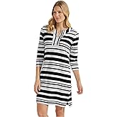 Tunic Dress with 3/4 Sleeve - UPF 50+ Sun Protection - Oceanside