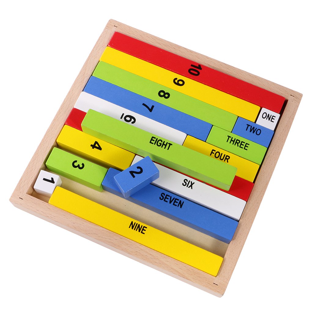 Magidealカラフルな木製デジタルブロック木製おもちゃ数学玩具パズルtoyギフト B071d3pvp5 がらがらラトル 素晴らしい品質 Www Brti Co Zw