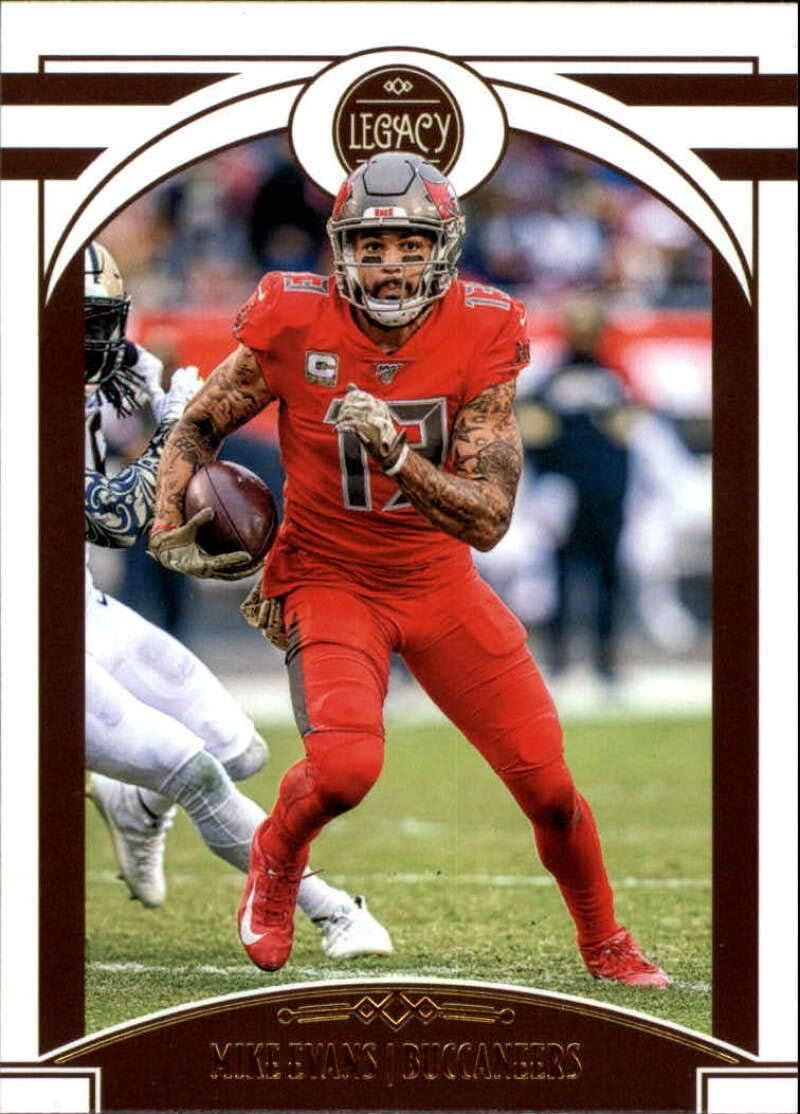 Amazon Com 2020 Panini Legacy 82 Mike Evans Tampa Bay Buccaneers Nfl Football Trading Card Collectibles Fine Art