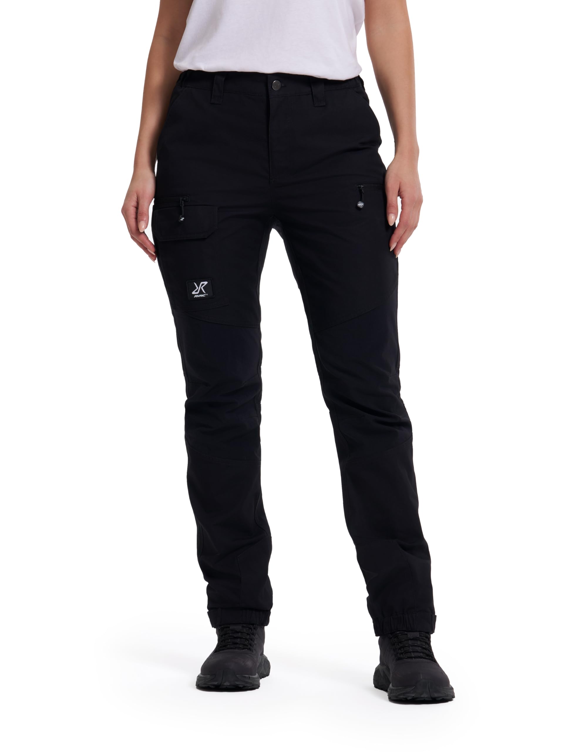 RevolutionRace Nordwand Outdoor Hose für Damen, Hose zum Wandern und für viele Outdoor-Aktivitäten. Robuste und langlebige Wanderhose, Trekkinghose und Arbeitshose für Damen, Jet Black, XL