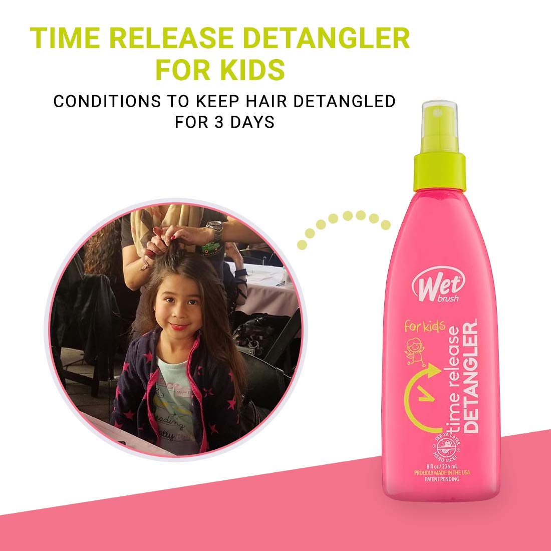 Wet Brush Time Release Detangler Kids Formula, 8 Ounce: Beauty
