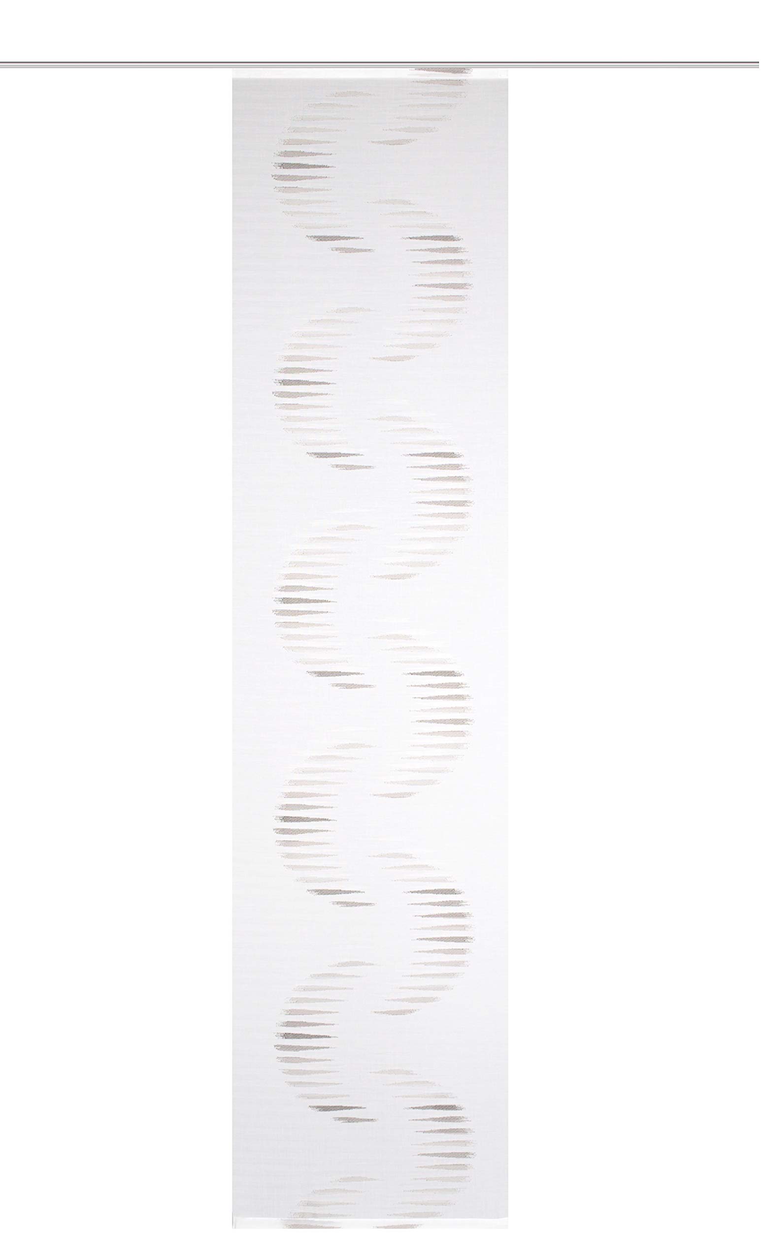 Home Fashion Scherli Simana Sliding Curtain Linen Voile Grey 175 x 60 cm 3