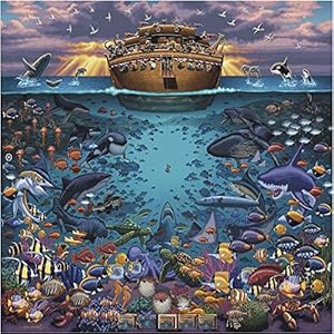 Amazon.com: Dowdle Folk Art Puzzles - Noah's Ark "Under ...