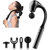 Fronnor Massage Gun Deep Tissue with Extended Handle Revolutionary U-Shaped Back Massager Body Massager for Neck,Shoulder,Leg