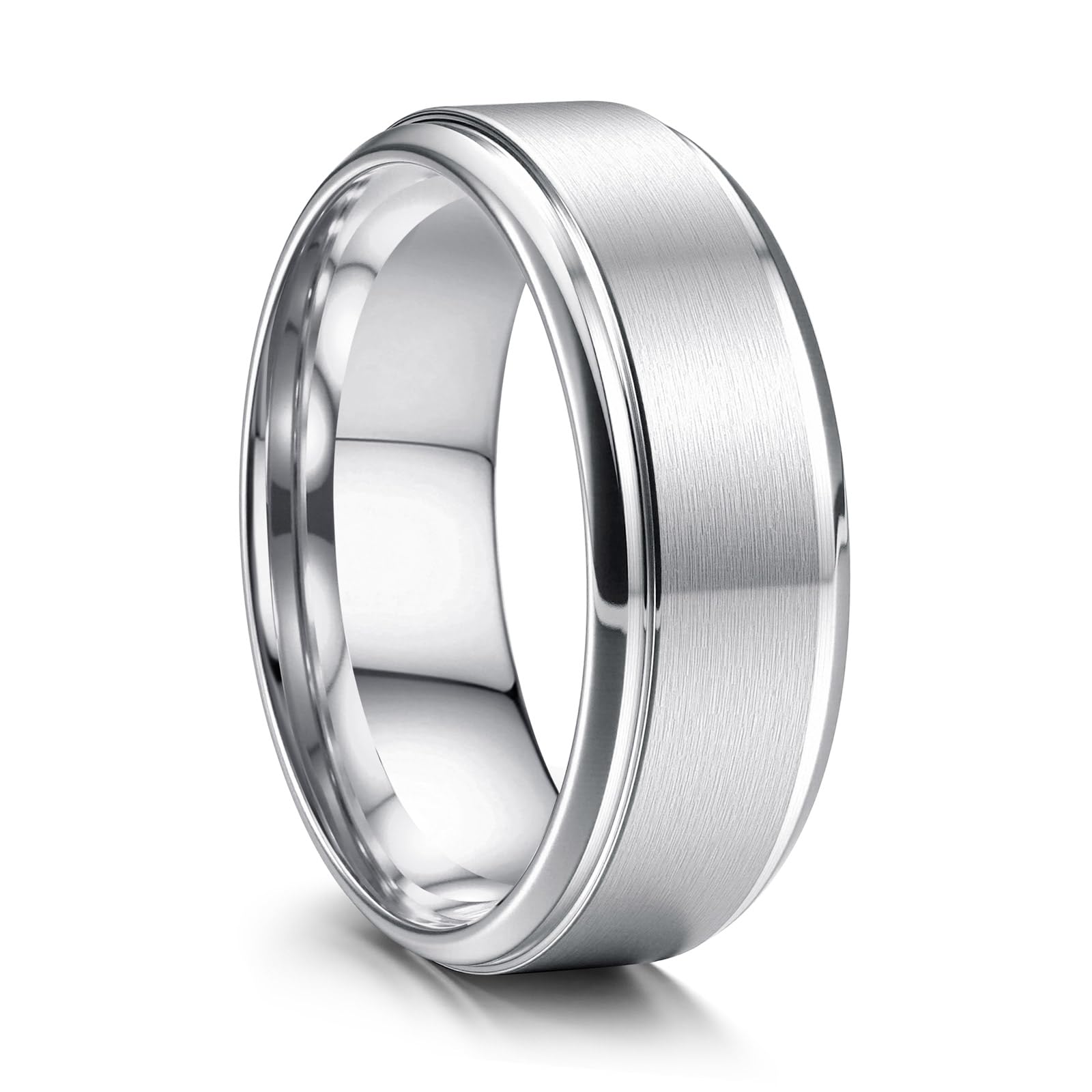 Jstyle Stainless Steel Wedding Rings for Men Women