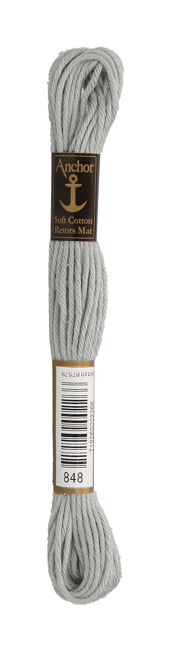 ANCHOR Matt Embroidery Thread, Running Length: 10M hellgrau Embroidery Threads