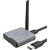 Wireless HDMI Display Dongle Adapter, Wireless Receiver, Streaming Media Video/Audio/File HDMI Wireless Extender from Laptop,