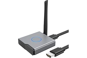 BRAIDOL Wireless HDMI Display Dongle Adapter 4K, Wireless Receiver, Streaming Media Video/Audio/File HDMI Wireless Extender from Laptop, PC, Smartphone to HDTV Projector Monitor