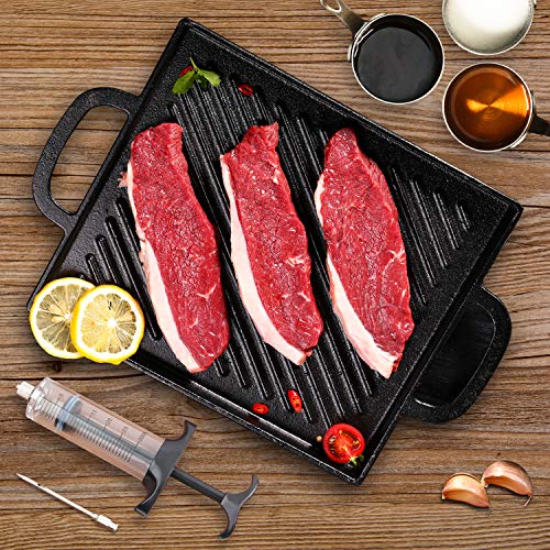 Meat Injector Syringe Plastic Marinade Injector for Smoker Marinade Flavor Injector with Screw-on Meat Needle 1-oz Flavoring Tool for Meat, Beef, Poultry Or Fruits Dishwasher Safe Smoker Accessories - Thumbnail 5