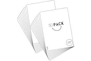 Golden State Art, Pack of 50, Bright White 5x7 Uncut Backing Board/Back Boards for Frame