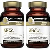 Quality of Life Premium Kinoko Gold AHCC Supplement - Pack of 2