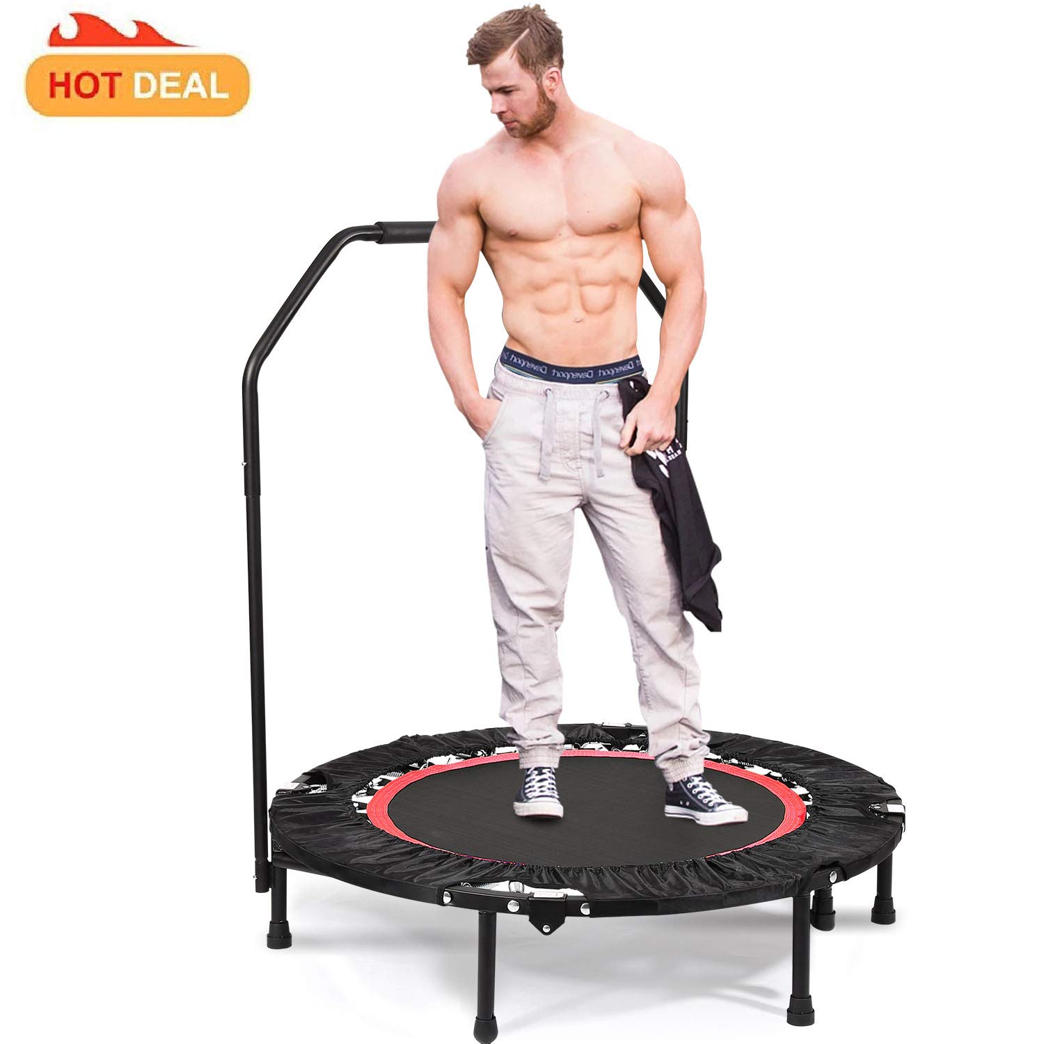Sports &amp; Outdoors 40 Fitness Exercise Trampoline Foldable