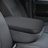 JOYTUTUS Center Console Cover Compatible with 2002-2012 Ram 1500 2500 3500 Jump Seat Console, Leather Arm Rest Armrest Cover for Car, Durable Middle Console Cover, Car Arm Rest Cover Replacement