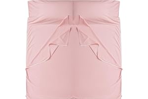 Cozysilk Brand - GANNAFEE Cotton Sleeping Bag Liner with Zipper - 100% Cotton Travel Sheet Sleep Sack Adult - Travel Sleeping Bag for Hotels Camping Hiking