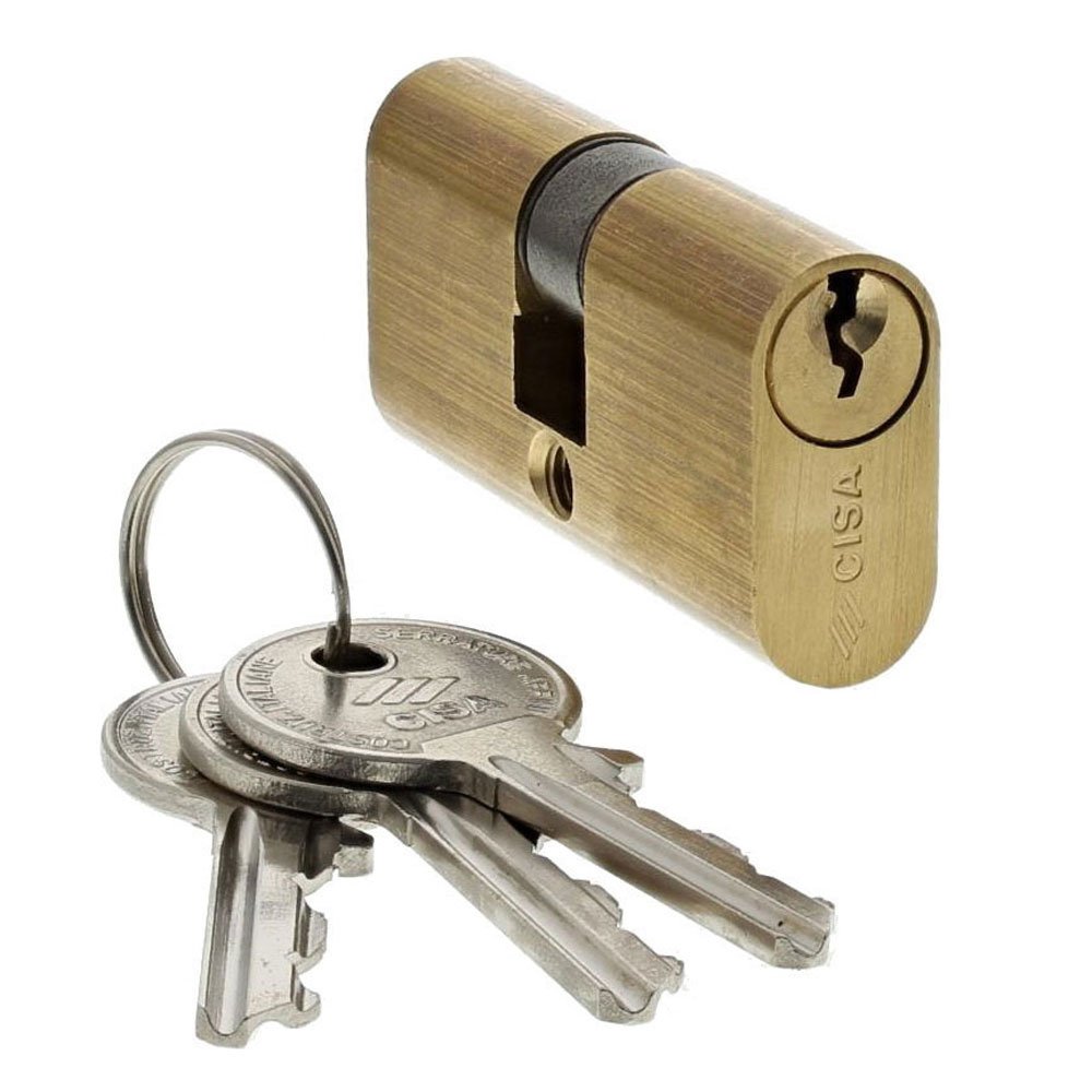 Cisa 08210/06 Cylinders Brass Oval Art.08210 62-22 X 30/06