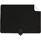 Channel Master Flatenna Ultra-Thin Indoor TV Antenna 35 Mile Range - Dual Sided Black or White - CM-4001HDBW