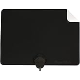 Channel Master Flatenna Ultra-Thin Indoor TV Antenna 35 Mile Range - Dual Sided Black or White - CM-4001HDBW
