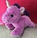 Checkered Fun Unicorn Stuffed Animal - Plush Toy - 12” Cute, Fluffy, Purple Unicorn - Gift For Kids Teens and Unicorn Lovers